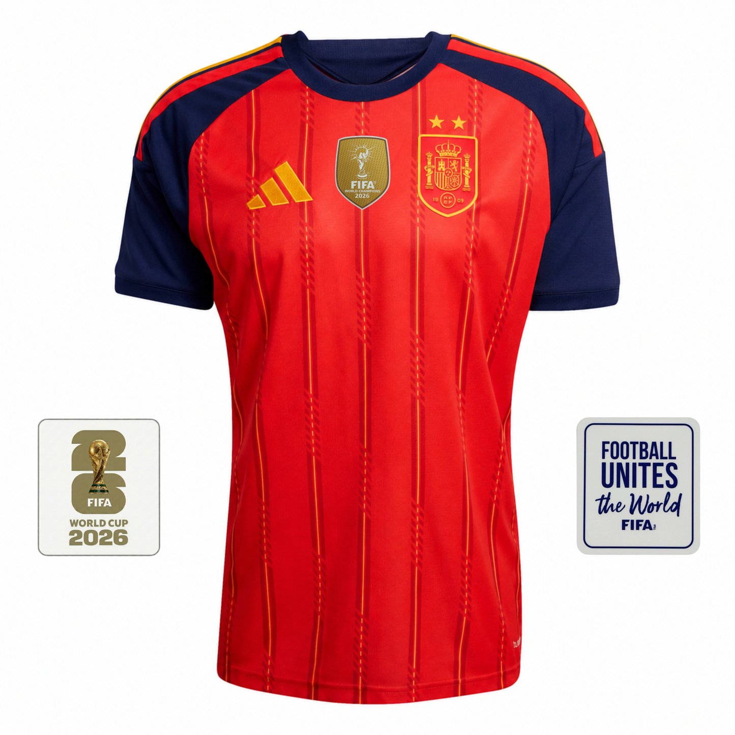 Camiseta España Hombre Primera Equipación 26 - Campeones del Mundo