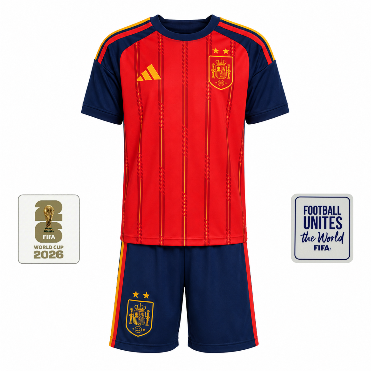 Conjunto de Niños España Primera Equipación 26