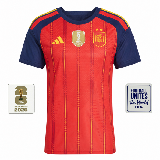 Camiseta España Mujer Primera Equipación autentich 26 - Campeones del Mundo