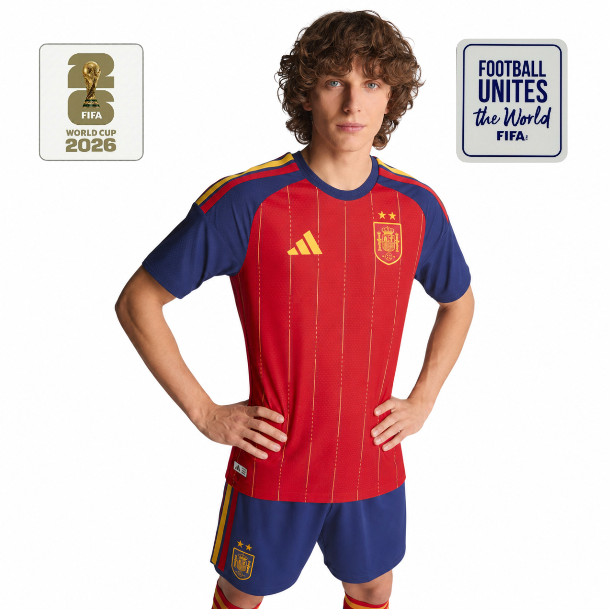 Camiseta España Hombre Primera Equipación autentich 26