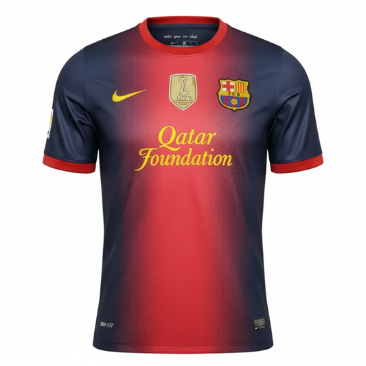 Camiseta Barcelona Primera Equipación Retro 12/13 - Campeón del Mundo 2011