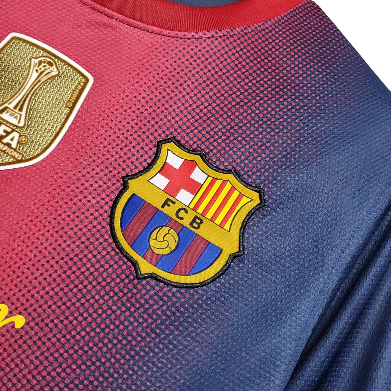 Camiseta Barcelona Primera Equipación Retro 12/13 - Campeón del Mundo 2011