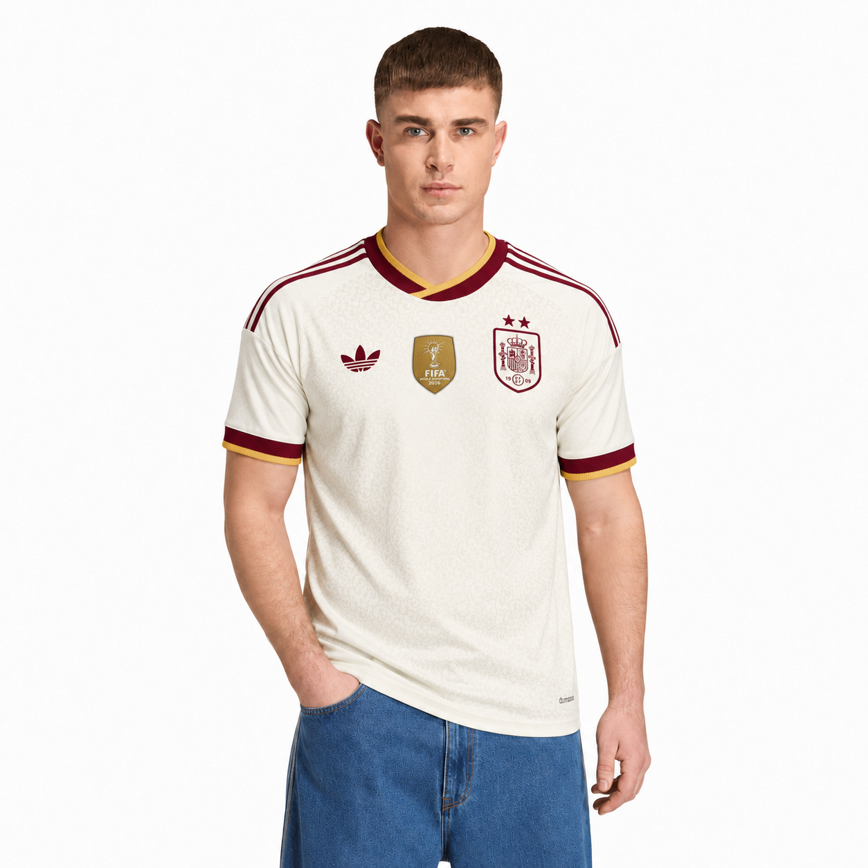 Camiseta España Hombre Segunda Equipación 26 - Campeones del Mundo