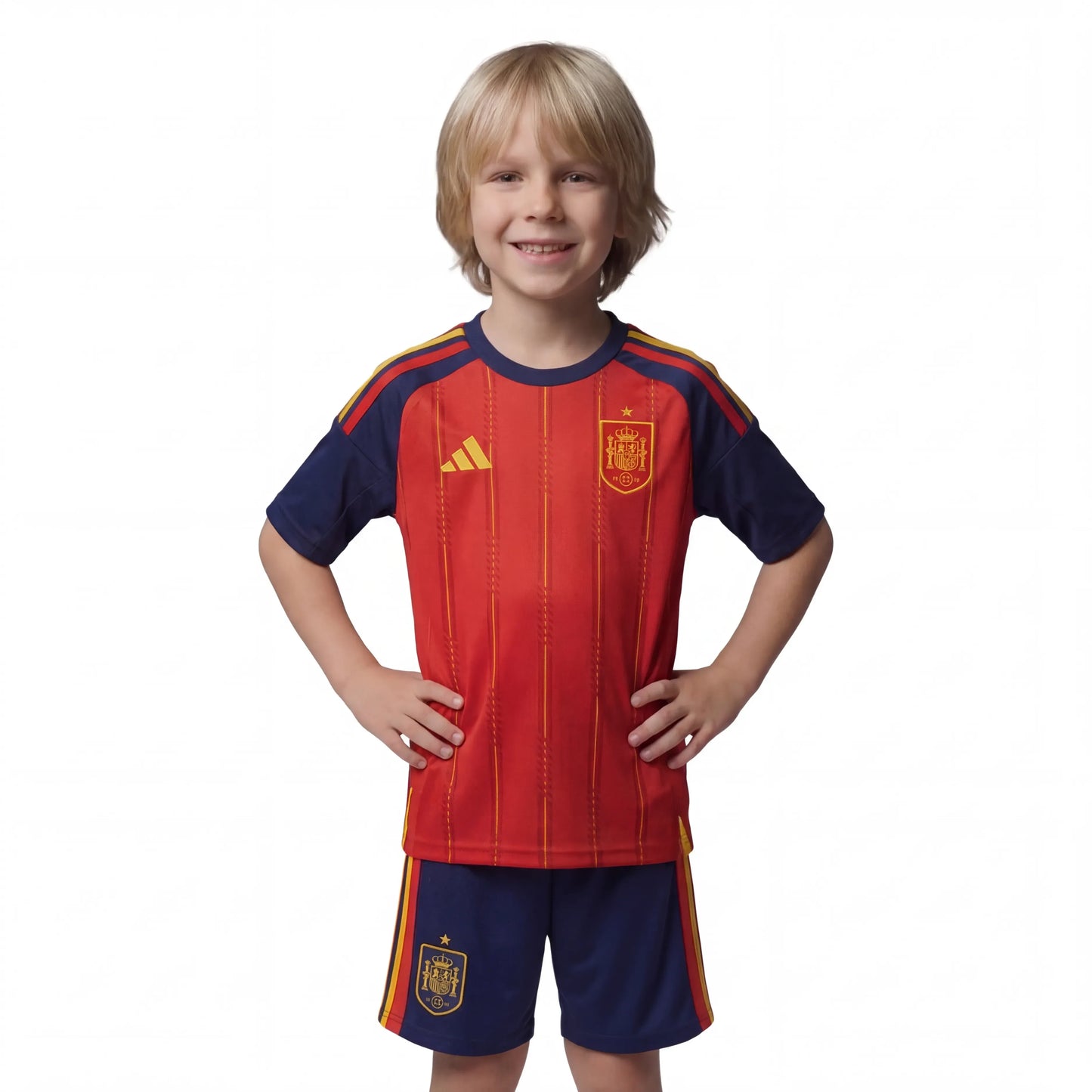 Conjunto de Niños España Primera Equipación 26