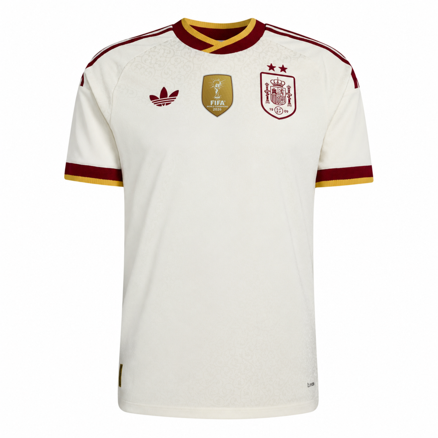 Conjunto de Niños España Segunda Equipación 26 - Campeones del Mundo