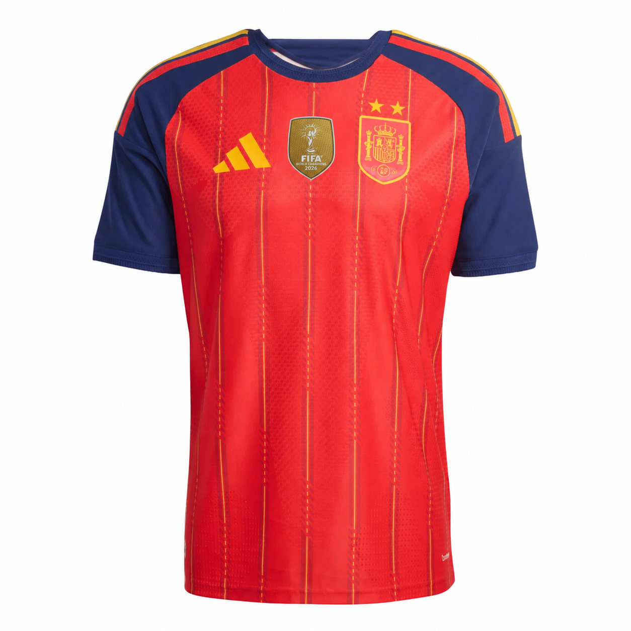 Camiseta España Hombre Primera Equipación autentich 26 - Campeones del Mundo