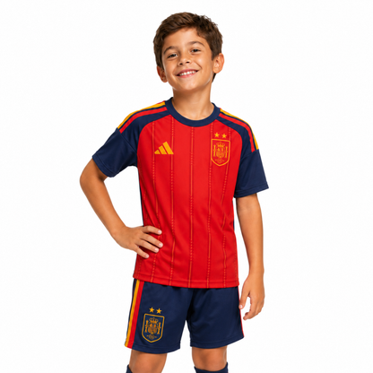 Conjunto de Niños España Primera Equipación 26