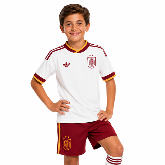 Conjunto de Niños España Segunda Equipación 26