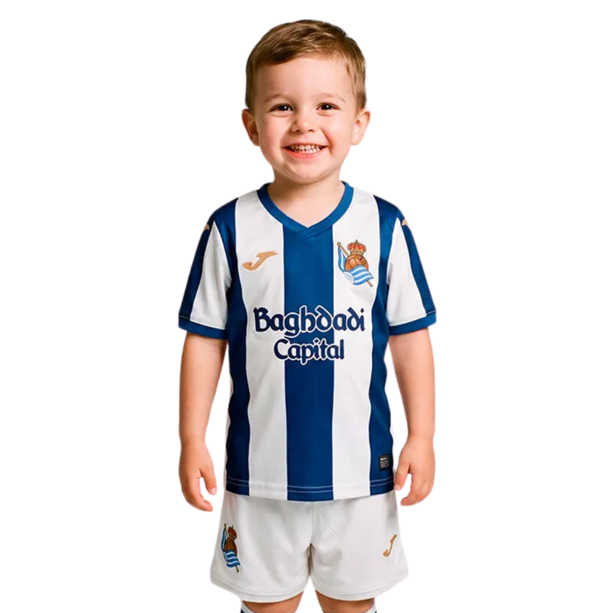 Conjunto de Niños Real Sociedad Primera Equipación 26/27