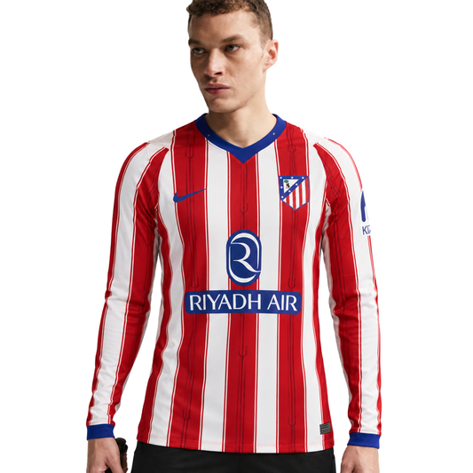 Camiseta Atlético de Madrid Primera Equipación Manga Larga 26/27
