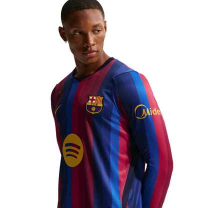 Camiseta Barcelona Segunda Equipación Manga Larga 26/27
