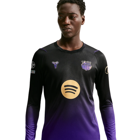 Camiseta Barcelona Segunda Equipación Manga Larga 26/27