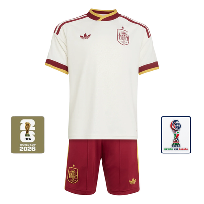 Conjunto de Niños España Segunda Equipación 26